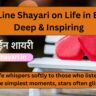 Best 2 Line Shayari on Life in English 3 best 2 line shayari on life in English