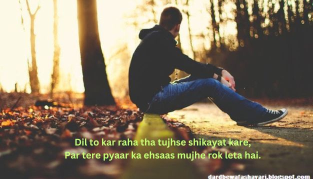 Dard bhari bewafa shayari 2 line